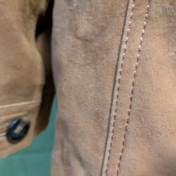 Bernardo's Women's Tan Suede Jacket, 100% - Picture 8 of 15